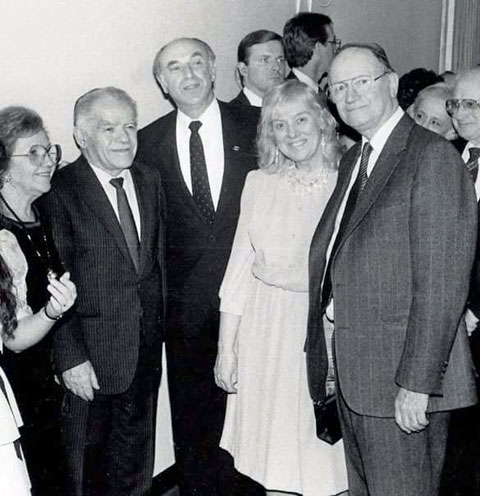 Ben & Ruth with Prime Minister Yitzhak Shamir