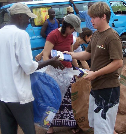 Austin Arnold - Bibles and relief supply distrubution in rual Zambia